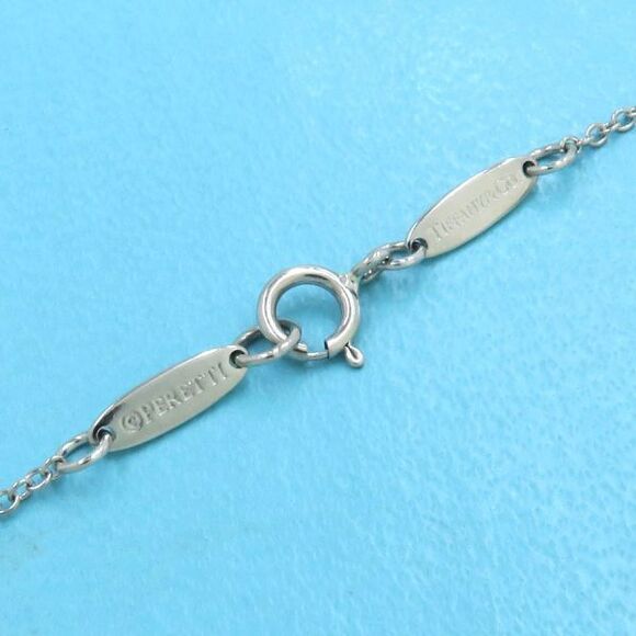 Tiffany & Co Vintage Oval Key Diamond Necklace Mini [] - Picture 5 of 7